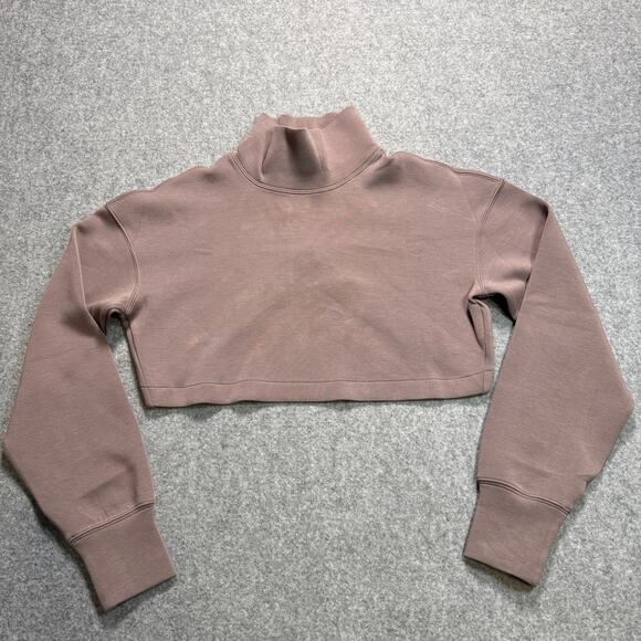 Women's Spanx Brushed AE Bolero Crop Top in Smoke Size Small NEW - Picture 1 of 10